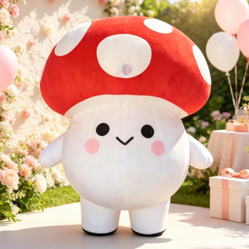 Event & Party Supply - Inflatable Mushroom Mascot Costume Adult Cartoon