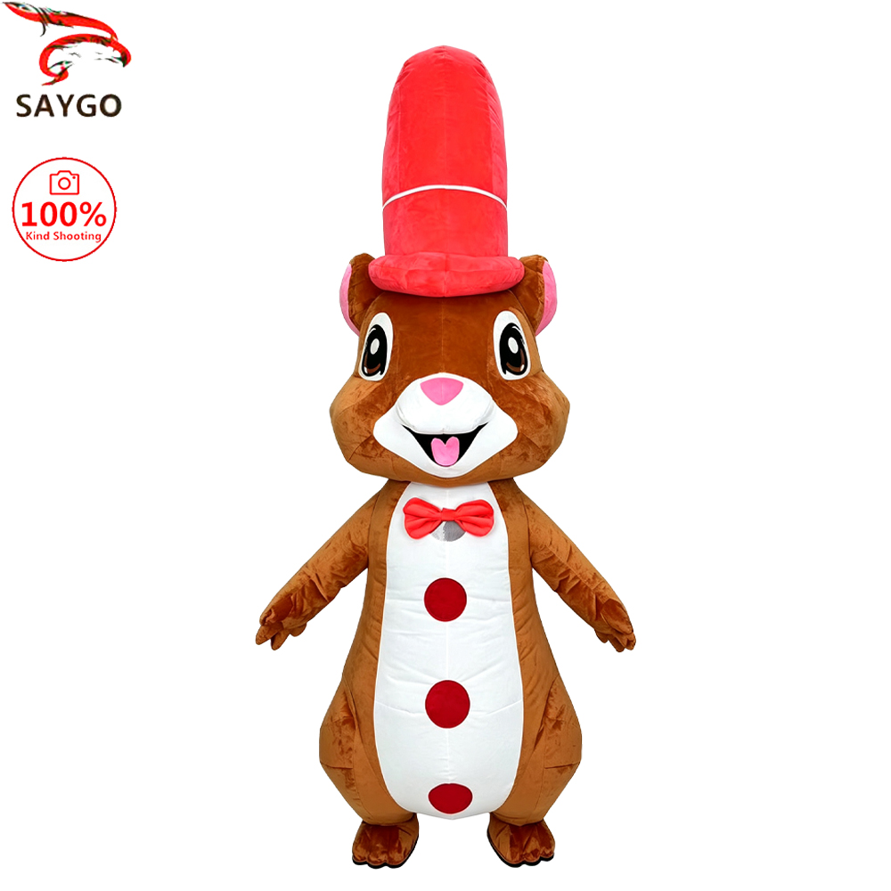 Event & Party Supply - SAYGO Red Hat Squirrel Inflatable Costume