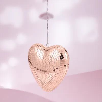 Event Party Shop - Hanging Heart Disco Ball Decorative Mirror