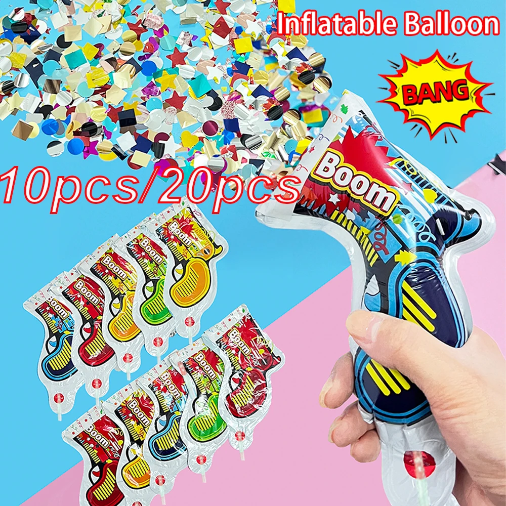 Confetti Cannon Tube - 10pcs/20pcs Creative Fun Birthday Party Balloon,