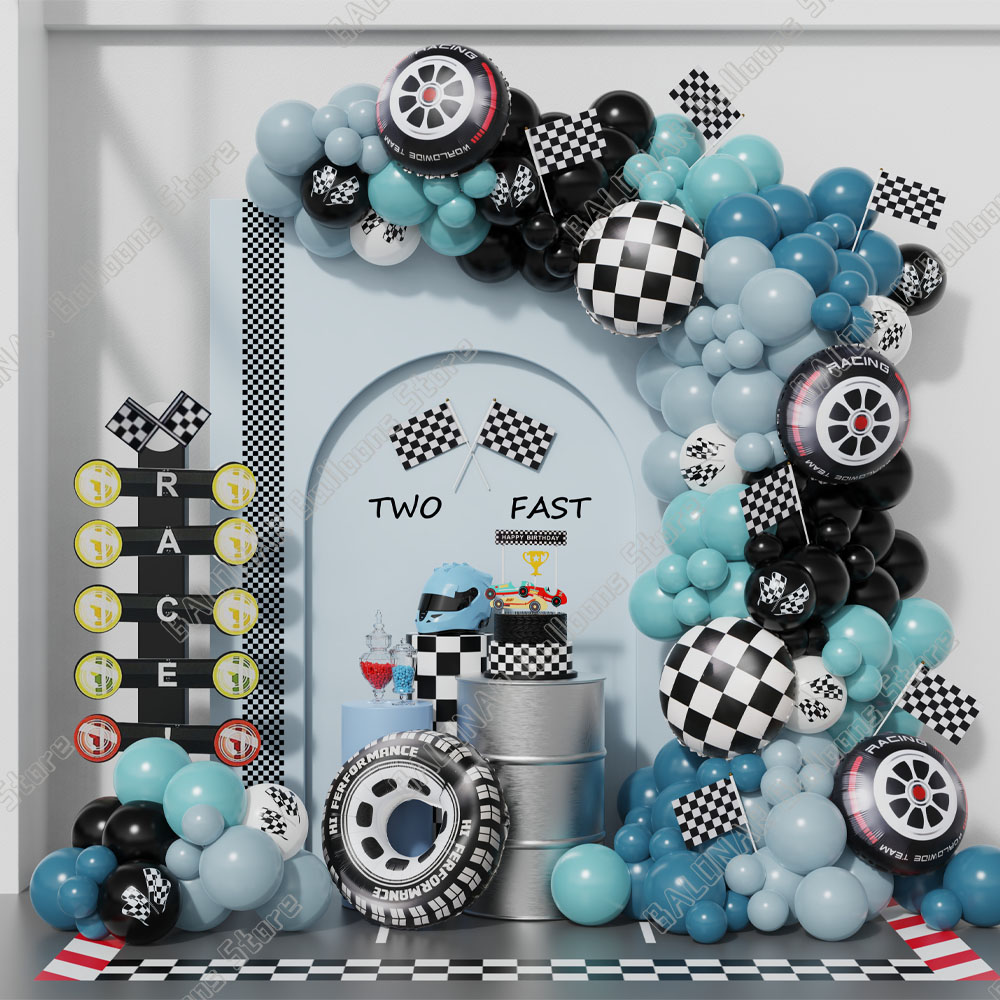 Supply Event - 148Pcs Race Car Theme Balloon Garland