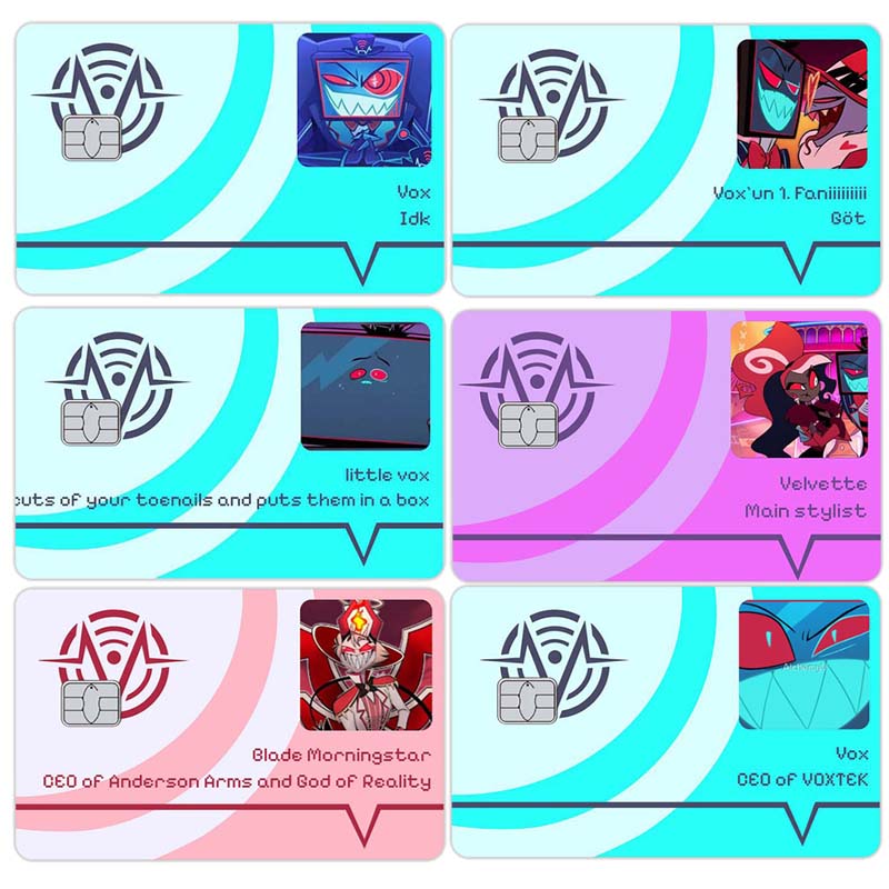 Supply Event - Postcard Hazbin Hotel Card Sticker Bus