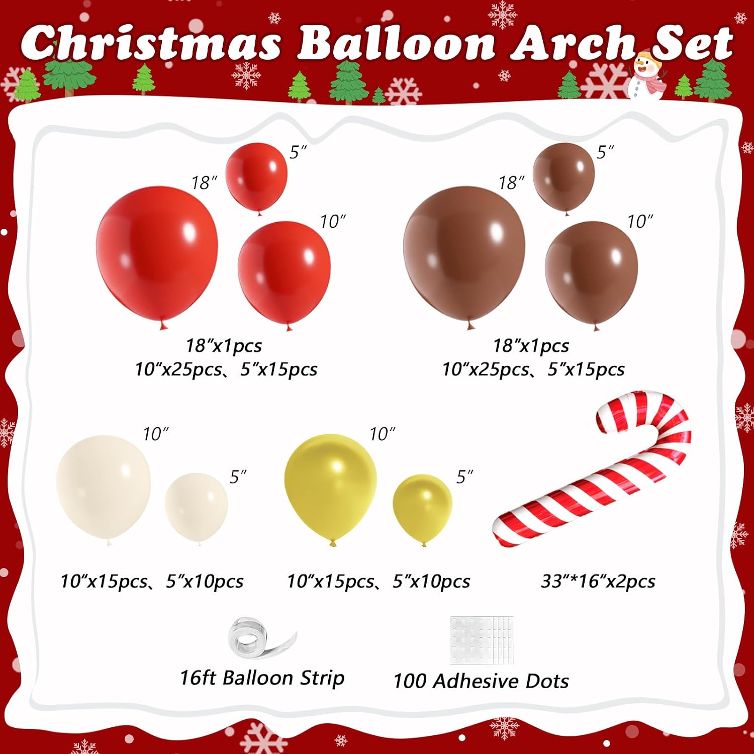 Christmas Reindeer Balloon Arc - Balloon Arch Kit review and price
