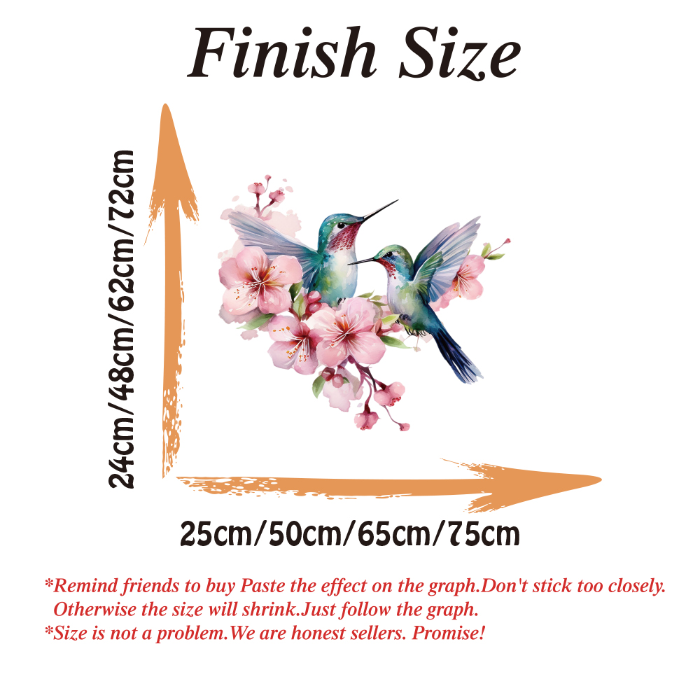 Watercolor Flower Hummingbird  - Flower Wall Panel review and price