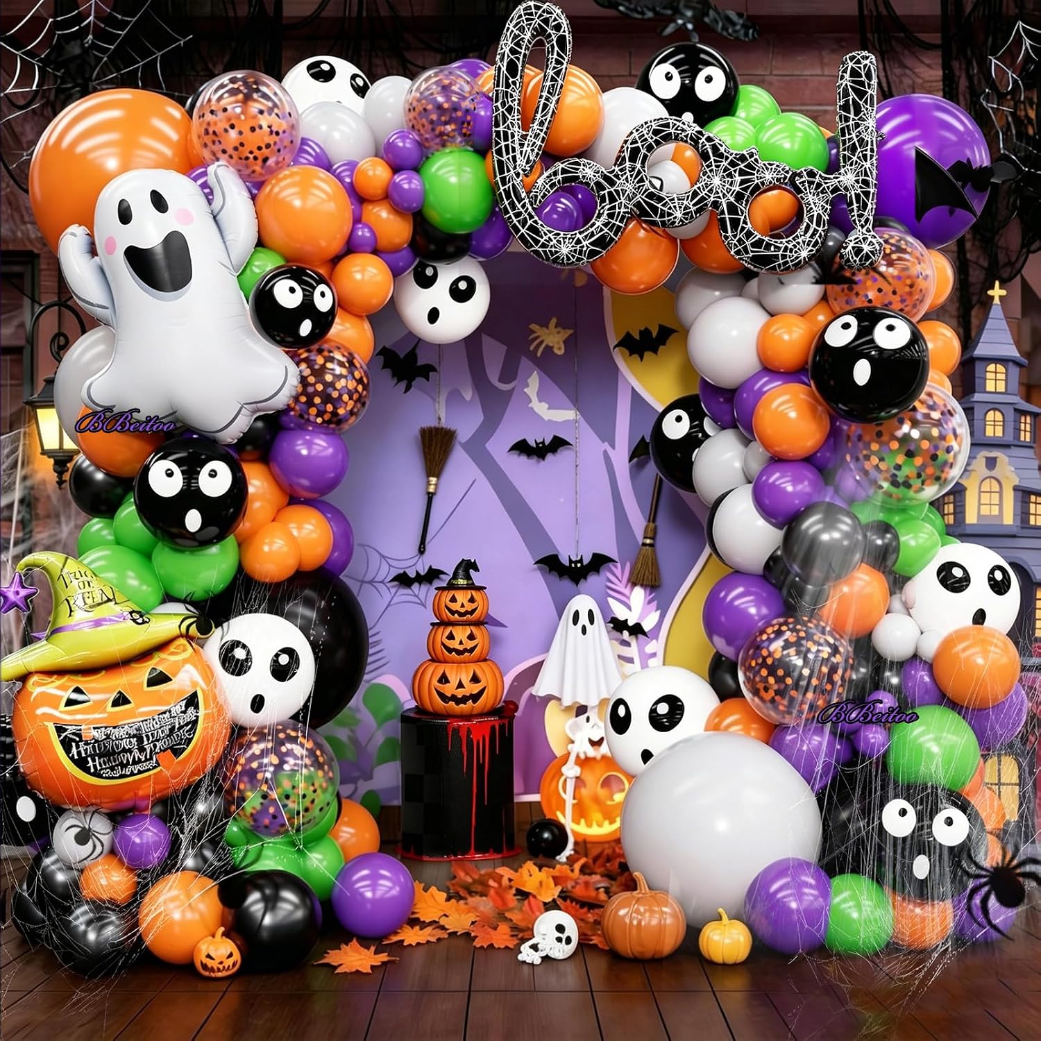 184Pcs Halloween Balloon Arch  - Balloon Arch Kit review and price