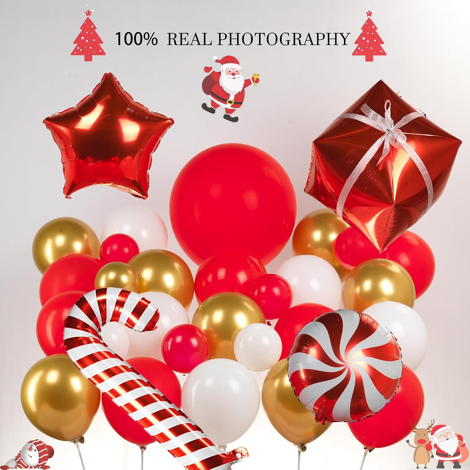 139PCS Christmas Balloon Arch  - Balloon Arch Kit review and price