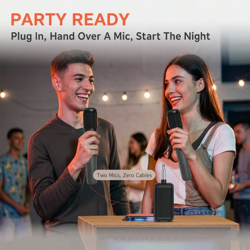 Wireless Microphone Dual Handh - Event & Party Supply review and price