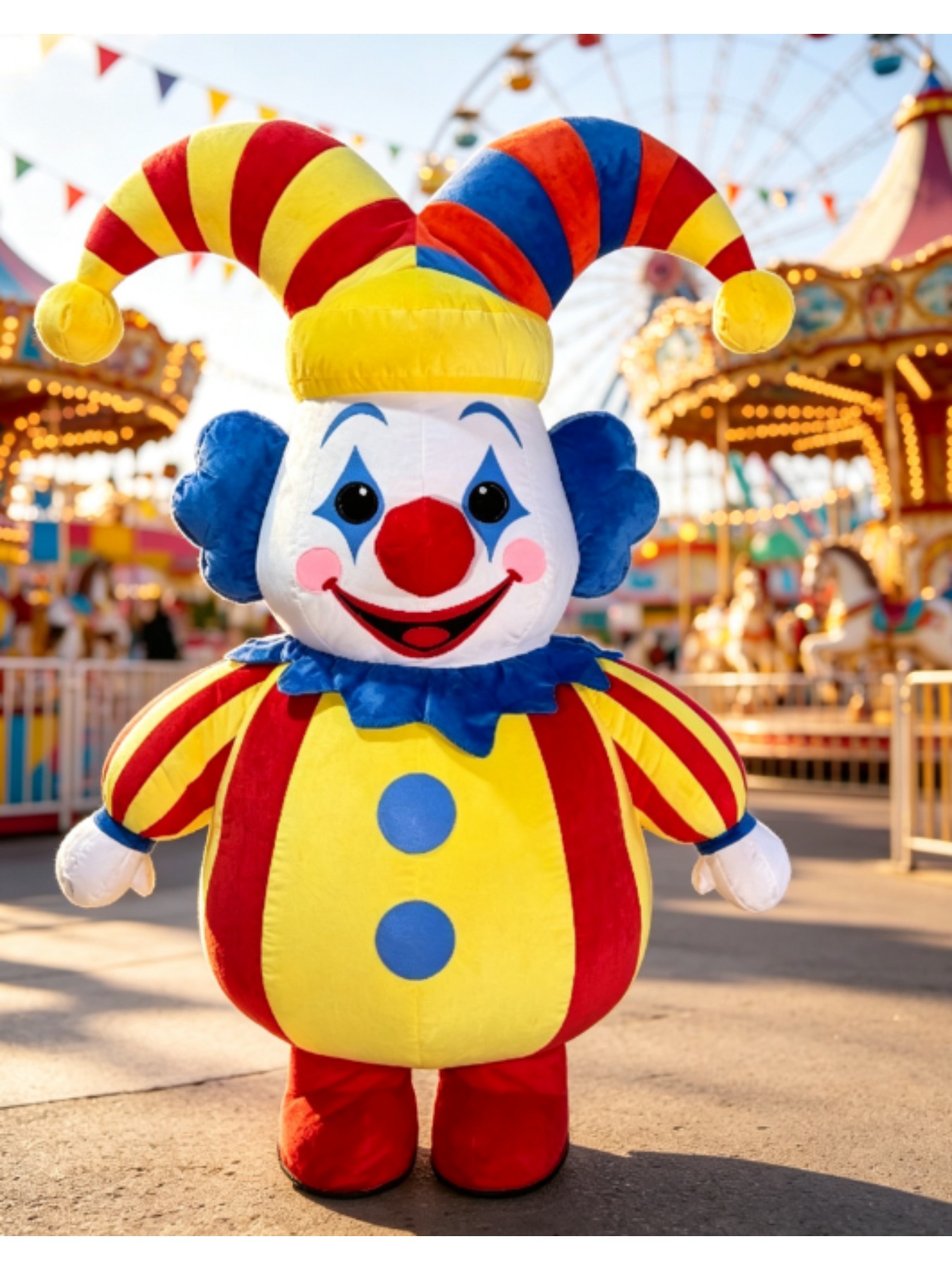 Inflatable Circus Clown Mascot - Event & Party Supply review and price