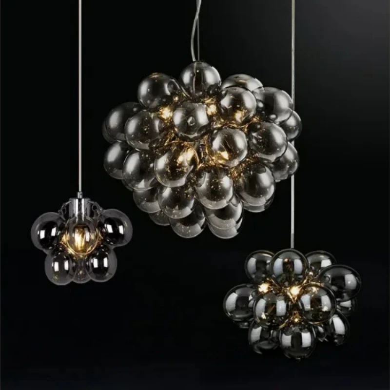 Bubble Chandelier Grey Glass P - Led Balloon Light review and price
