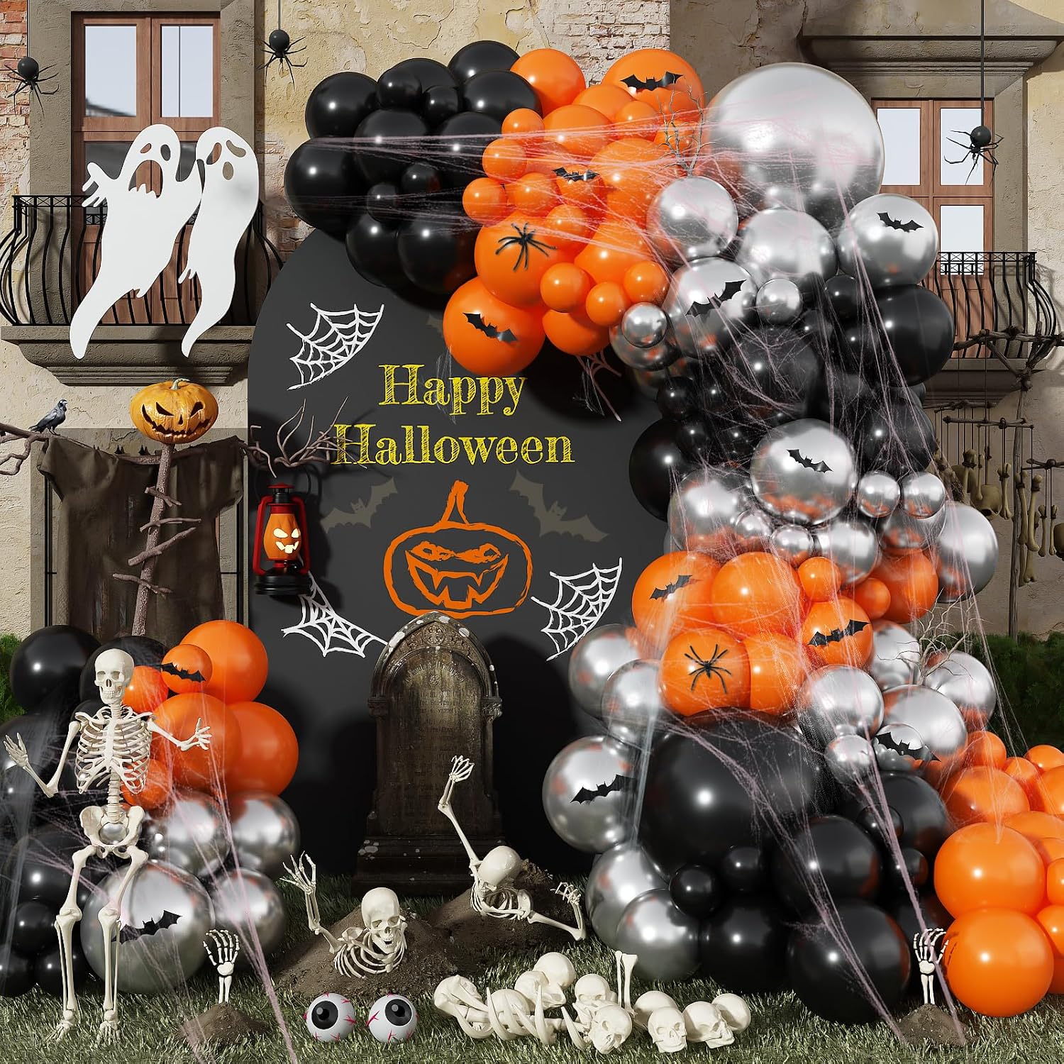 Halloween Balloon Arch Kit Bla - Balloon Arch Kit review and price