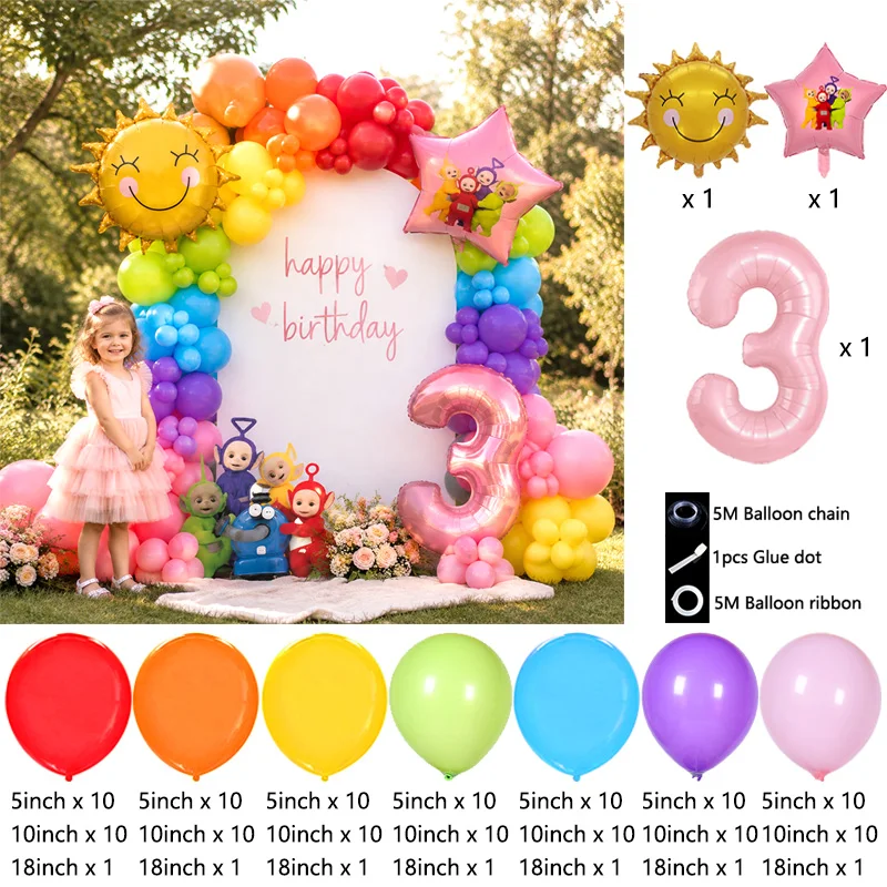 Teletubbies Kids Character Bal - Balloon Arch Kit review and price