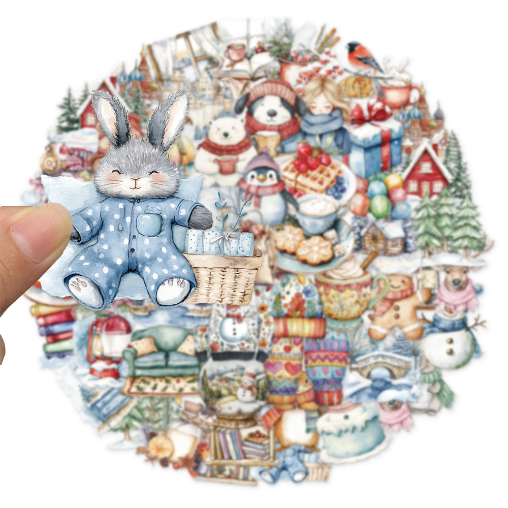50PCS Winter Snow PET Plastic  - Plastic Cup 50Pcs review and price